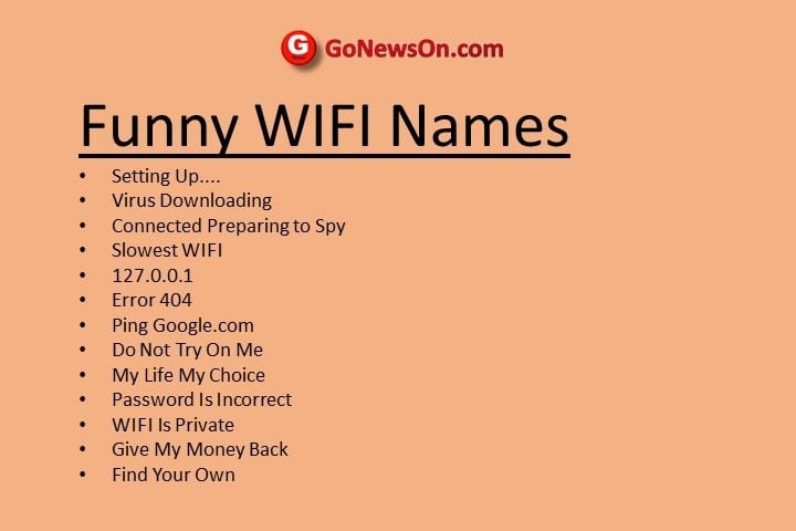 999 Updated Best Funny Wifi Names 2021